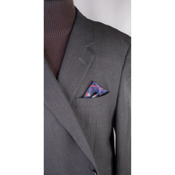 Jos A Bank Traveler's Sport Coat Blazer Jacket Mens 48L Olive 2 Buttons Wool EUC - Picture 4 of 13